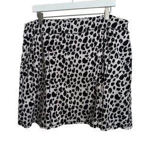 Bermuda Sands Animal Print Skort Size 2x